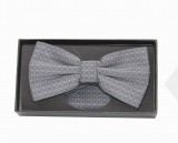      NM Díszdobozos mintás csokornyakkendő szett - Szürke mintás