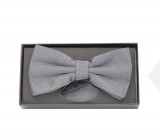      NM Díszdobozos mintás csokornyakkendő szett - Grafit mintás