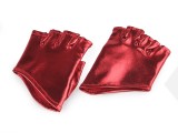  Újjatlan kesztyű latex imitáció Női kesztyű, téli sál