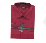                      Newsmen r.u normál fit ing - Bordó Egyszínű ing