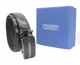                    Tycoon férfi bőr öv - Fekete Férfi öv, ékszer