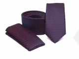    Prémium slim nyakkendő szett - Sötétlila