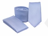    Prémium slim nyakkendő szett - Világoskék