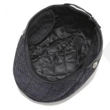   Gyapjús férfi golf sapka lehajtható fülvédővel