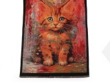              Kendő rojtos kasmir cica - 65x190 cm Női divatkendő és sál
