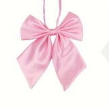 Szatén női csokornyakkendő - Rózsaszín