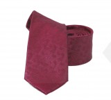                    NM slim szövött nyakkendő - Bordó mintás Aprómintás nyakkendő