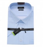      Newsmen elasztikus r.u slim ing - Világoskék aprómintás Mintás ing