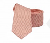                    NM slim szövött nyakkendő - Púder aprómintás Aprómintás nyakkendő