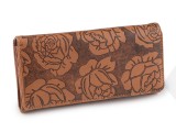 Női pénztárca virágok 9x18,5 cm