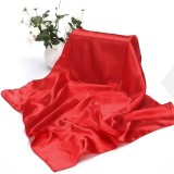            Szatén vékony női kendő - Piros