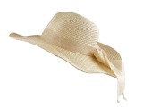    Női szalma kalap - Drapp Női sapka,kesztyű,sál