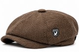                     Gatsby téli sapka - Barna halszálkás
