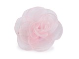                     Organza virág bross