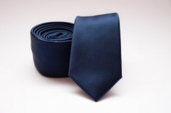    Prémium slim nyakkendő - Sötétkék Egyszínű nyakkendő