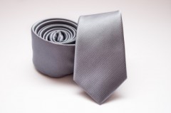    Prémium slim nyakkendő - Szürke Egyszínű nyakkendő