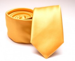    Prémium slim nyakkendő - Sárga Egyszínű nyakkendő