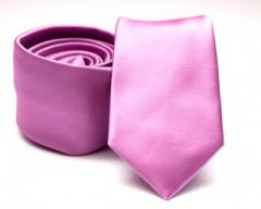   Prémium slim nyakkendő - Orgona Egyszínű nyakkendő
