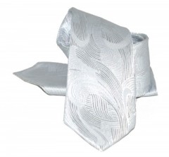 Zsorzsett szatén szett - Ezüst mintás Mintás nyakkendők