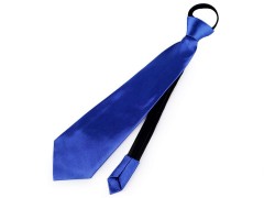 Szatén állítható nyakkendő - Királykék Party,figurás nyakkendő