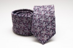    Prémium slim nyakkendő - Lila mintás Mintás nyakkendők