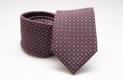 Prémium selyem nyakkendő - Burgundi kiskockás Selyem nyakkendők