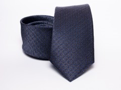 Prémium selyem nyakkendő - Kék mintás Selyem nyakkendők