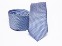 Prémium selyem slim nyakkendő - Kék Selyem nyakkendők