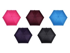 Összecsukható mini esernyő pöttyökkel Női esernyő,esőkabát