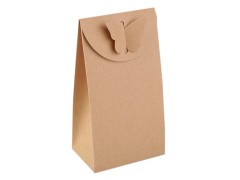 Papírdoboz natural lepkével - 10 db/csomag Ajándék csomagolás