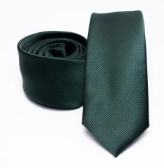      Prémium slim nyakkendő - Zöld Egyszínű nyakkendő