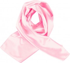               Szatén női sál - Rózsaszín Női divatkendő és sál