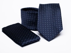    Prémium nyakkendő szett - Kék aprómintás Nyakkendő szettek