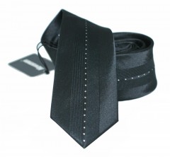                NM slim nyakkendő - Fekete mintás Mintás nyakkendők