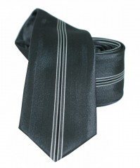                NM slim nyakkendő - Fekete csíkos 