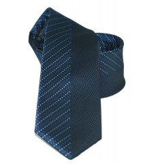                  NM slim nyakkendő - Kék csíkos Aprómintás nyakkendő