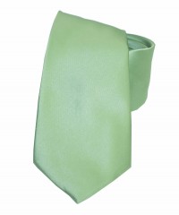                                                                    NM szatén nyakkendő - Halványzöld Egyszínű nyakkendő