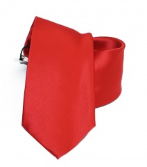                                                                          NM szatén nyakkendő - Piros Egyszínű nyakkendő