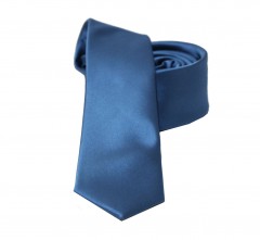                  NM slim szatén nyakkendő - Farmerkék Egyszínű nyakkendő