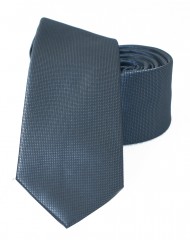                  NM slim szövött nyakkendő - Grafit Egyszínű nyakkendő