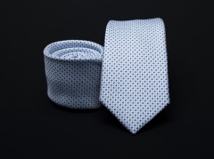    Prémium slim nyakkendő - Világoskék aprópöttyös 