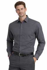             Newsmen h.u normál ing - Grafiszürke Normál fazon