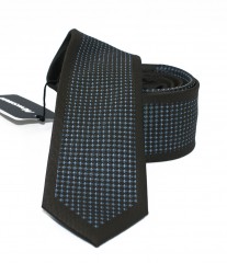                  NM slim nyakkendő - Türkíz pöttyös Aprómintás nyakkendő