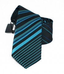                  NM slim nyakkendő - Türkíz csíkos Csíkos nyakkendő