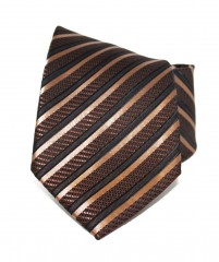                       NM classic nyakkendő - Barna csíkos Csíkos nyakkendő