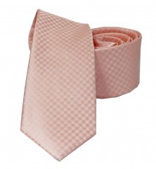                    NM slim szövött nyakkendő - Púder aprókockás Kockás nyakkendők