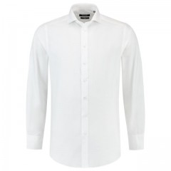 Antibakteriális pamut elasztikus férfi ing - Fehér Egyszínű ing