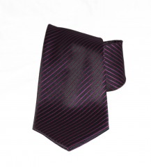                       NM classic nyakkendő - Lila-fekete csíkos 