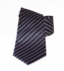                       NM classic nyakkendő - Fekete-rózsaszín csíkos 