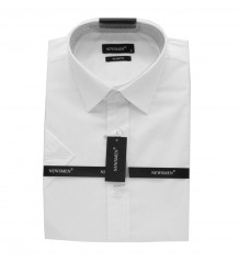    Newsmen  r.u slim ing - Fehér Rövidujjú ing